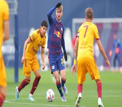 时隔两年零五个月，维尔纳再次代表莱比锡踢满90分钟